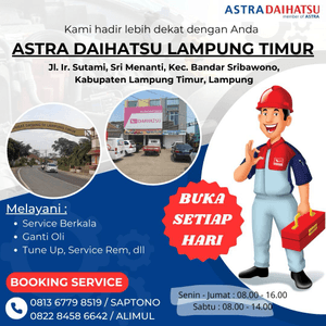 Kami Hadir lebih dekat dengan anda! Astra Daihatsu Lampung Timur!